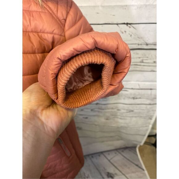 HanTon Faux Fur Hood Jacket Size Medium - Picture 6 of 16